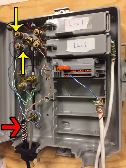 telephone cross connect wire