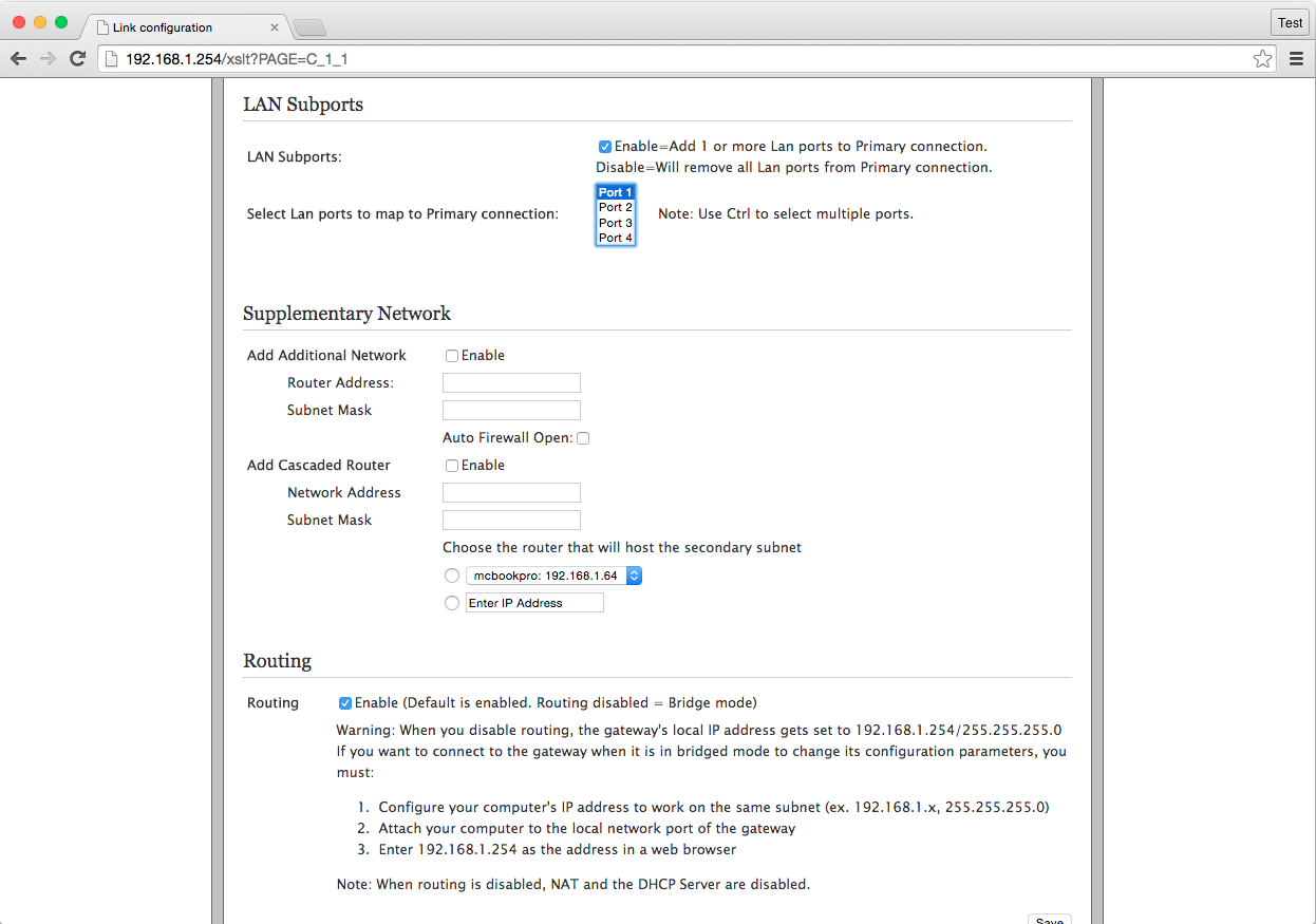 pace passthrough mac address