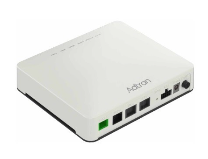 Adtran&nbsp;632v with lights on top and ports shown on the side