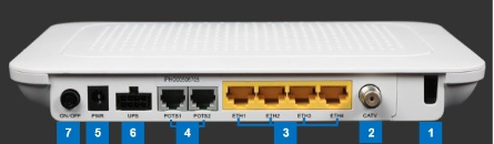 IPhotonix&nbsp;7251 side view with ports